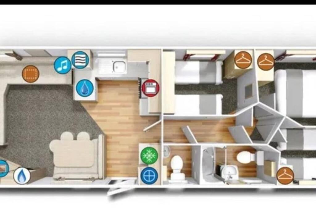8 Sleep Chalet At Newquay Away Resorts Nb160 Extérieur photo